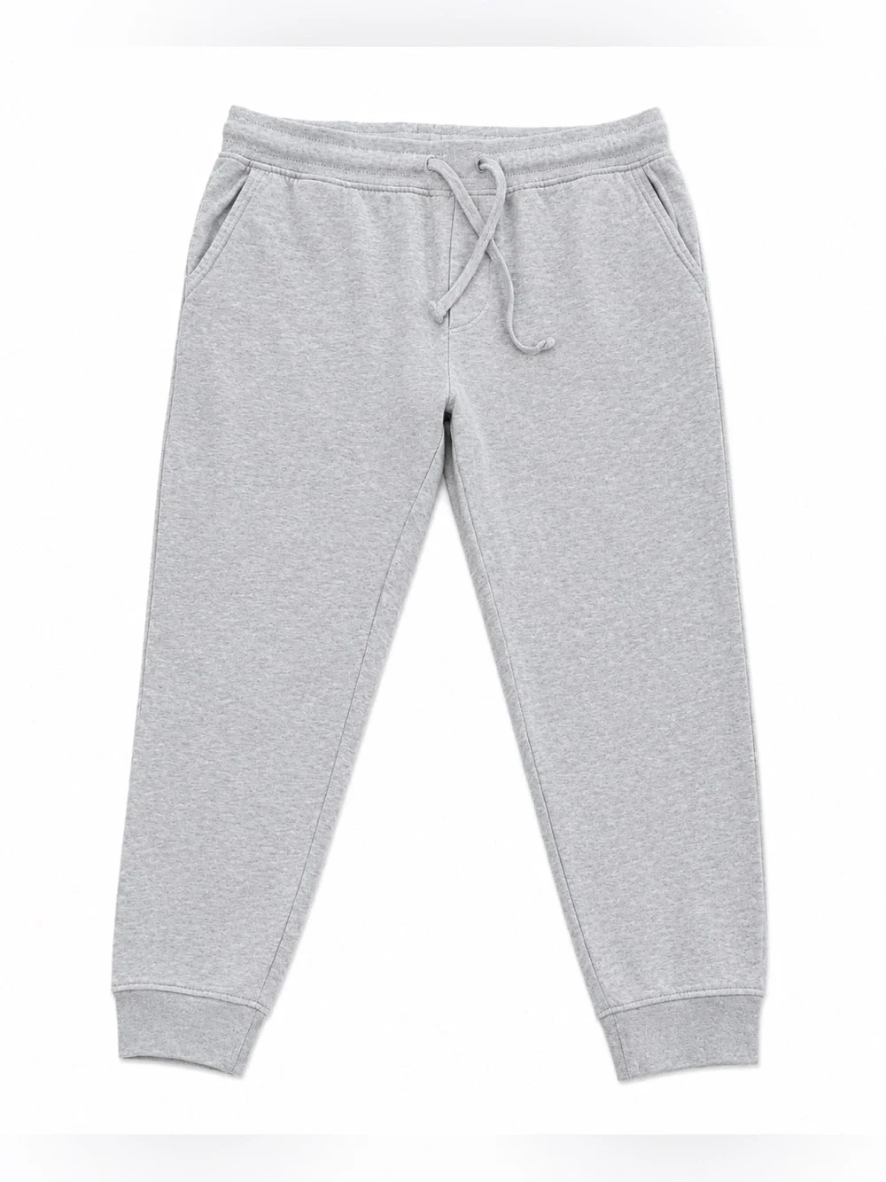 BANANA REPUBLIC FRENCH TERRY JOGGER SWEATPANTS MENS LARGE GRAY DRAWSTRING COMFOR